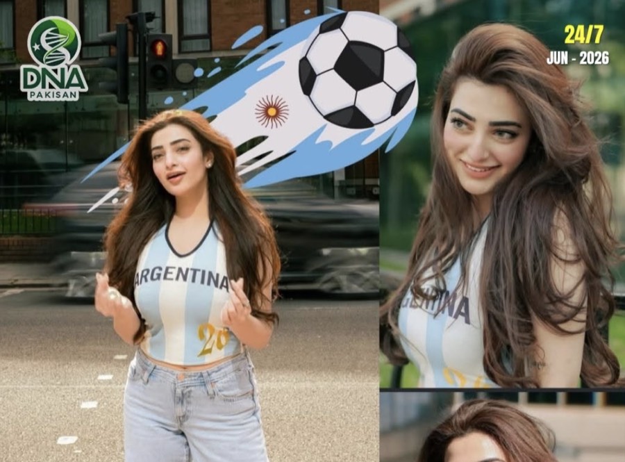 Nawal Saeed's Heart Is With Argentina! Actress Dons the Team's Jersey